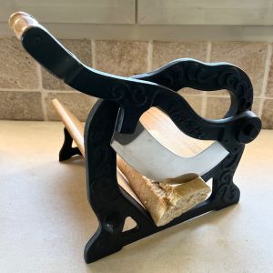Baghette Cutter Black iron and wood